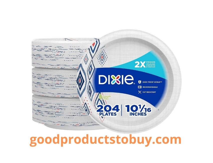 Dixie 10 Inch Paper Plates