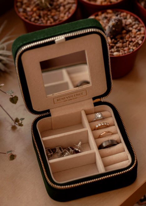 Travel Jewelry Organizer Box
